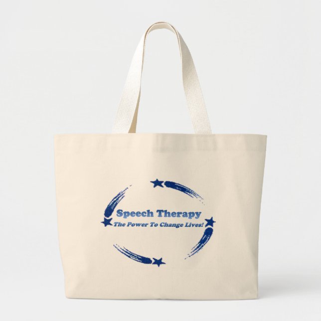Grand Tote Bag Les vies de changement de la parole (Devant)