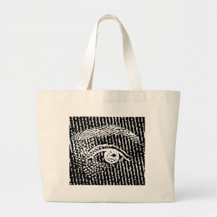 Grand Tote Bag Les yeux de la reine Elizabeth