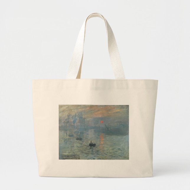 GRAND TOTE BAG LEVER DE SOLEIL DE MONET (Devant)