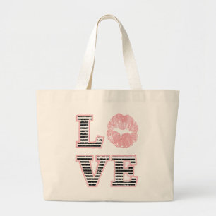 Grand Tote Bag Lèvres d'amour
