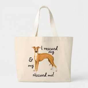 Grand Tote Bag Lévrier italien de délivrance