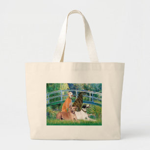 Grand Tote Bag Lévriers (quatre) - Pont