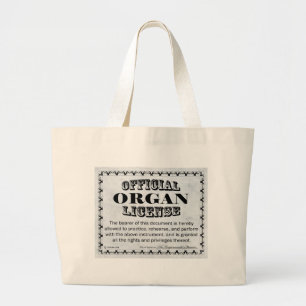 Grand Tote Bag Licence d'organe