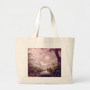 Grand Tote Bag LICORNE BRUMEUSE par SHARON SHARPE