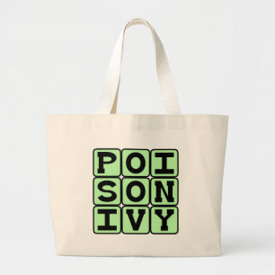 Grand Tote Bag Lierre empoisonné, Plante qui démange