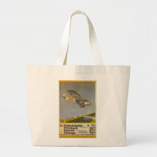 Grand Tote Bag Lignes aériennes vaillantes