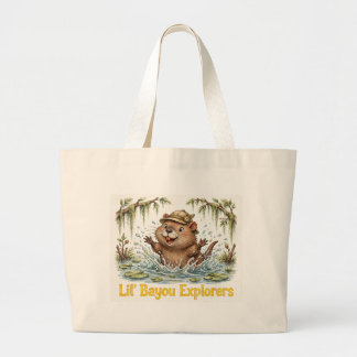 Grand Tote Bag Lil' Bayou Explorers Nutria Jumbo Tote