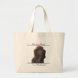 Grand Tote Bag Limier meilleur ami; Cadeaux de limier;
