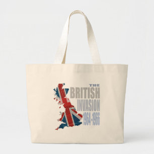 Grand Tote Bag L'invasion britannique de 1964 à 1966