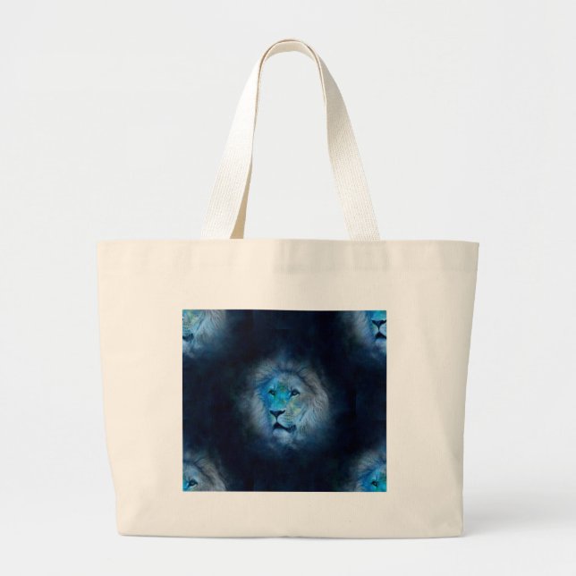 Grand Tote Bag lion leo (Devant)