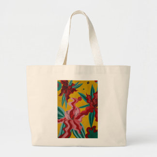 Grand Tote Bag lis, fleurs, abstraction, abstraction, abstraction