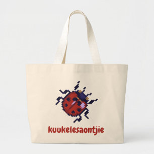 Grand Tote Bag littère de pixel