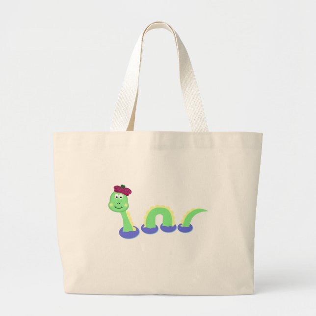 Grand Tote Bag Loch Ness Monster (Devant)