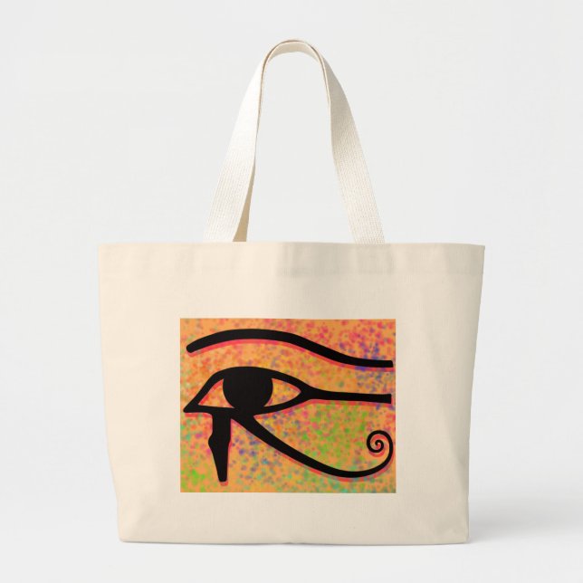 Grand Tote Bag L'oeil de Horus (Devant)