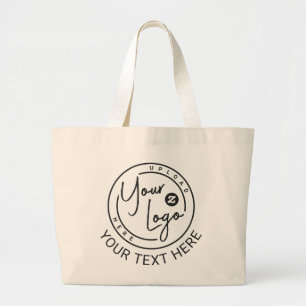 Grand Tote Bag Logo de l'entreprise à votre façon