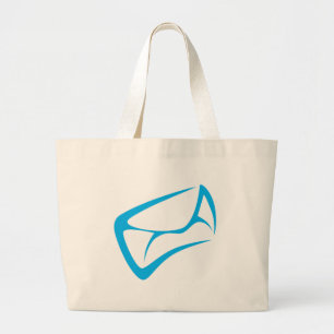 Grand Tote Bag Logo de transporteur de courrier dans le style