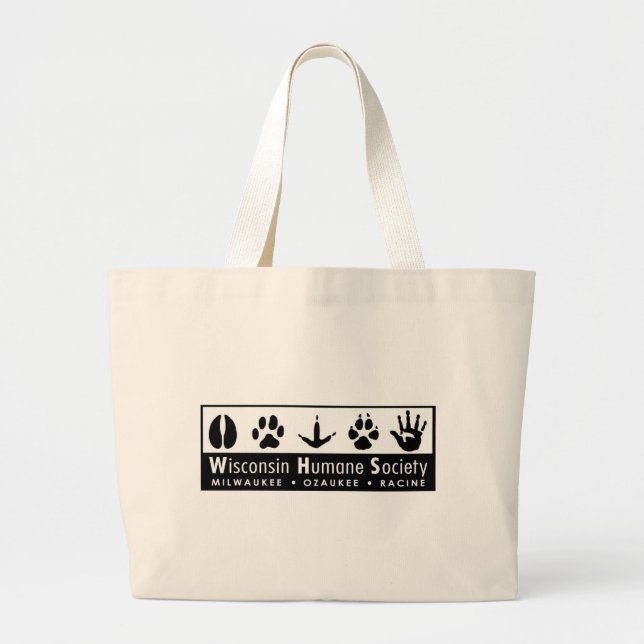 Grand Tote Bag Logo de WHS (Devant)