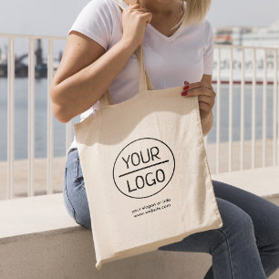 Grand Tote Bag Logo d'entreprise Entreprise moderne Promotionne