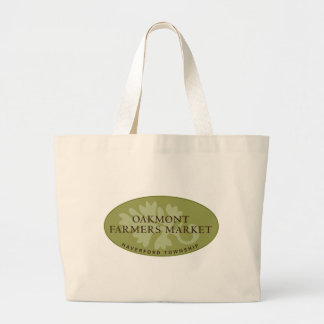Grand Tote Bag Logo du marché d'agriculteurs d'Oakmont