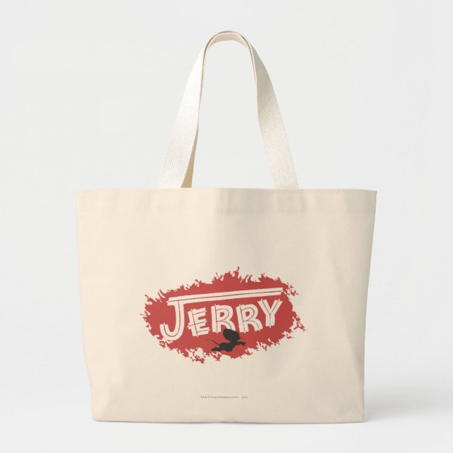 Grand Tote Bag Logo Jerry Silhouette (Devant)