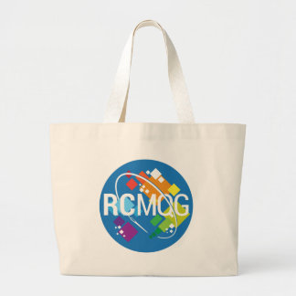 Grand Tote Bag Logo moderne de guilde d'édredon de ville de