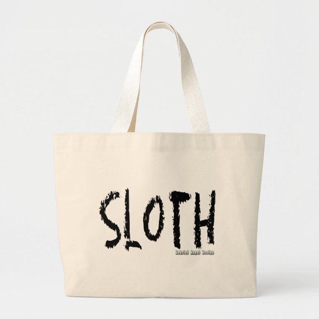 Grand Tote Bag Logo Sloth (Devant)