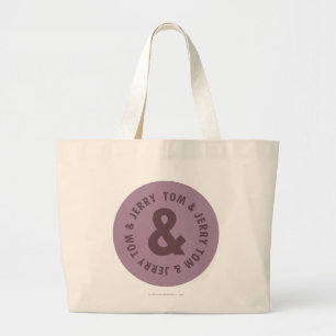 Grand Tote Bag Logo Tom et Jerry Round 7