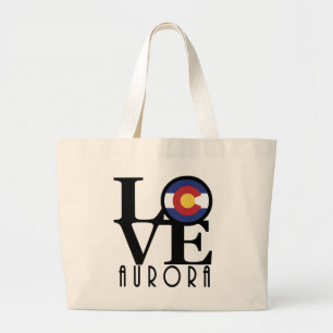 Grand Tote Bag LOVE Aurora Colorado