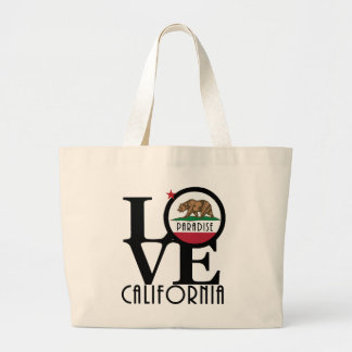 Grand Tote Bag LOVE Paradise Californie