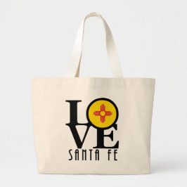 Grand Tote Bag LOVE Père Noël Fe