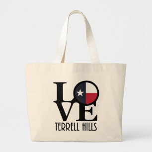 Grand Tote Bag LOVE Terrell Hills Texas