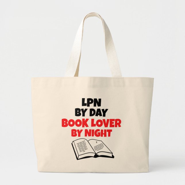 Grand Tote Bag LPN Book Lover (Devant)