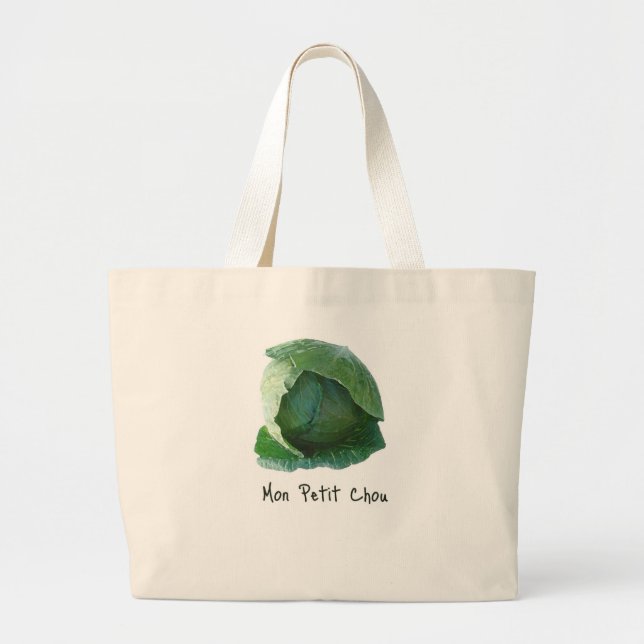 Grand Tote Bag Lundi petit Chou (Devant)