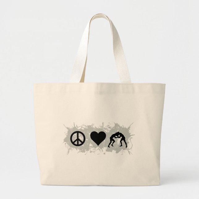 Grand Tote Bag Lutte de 1 (Devant)