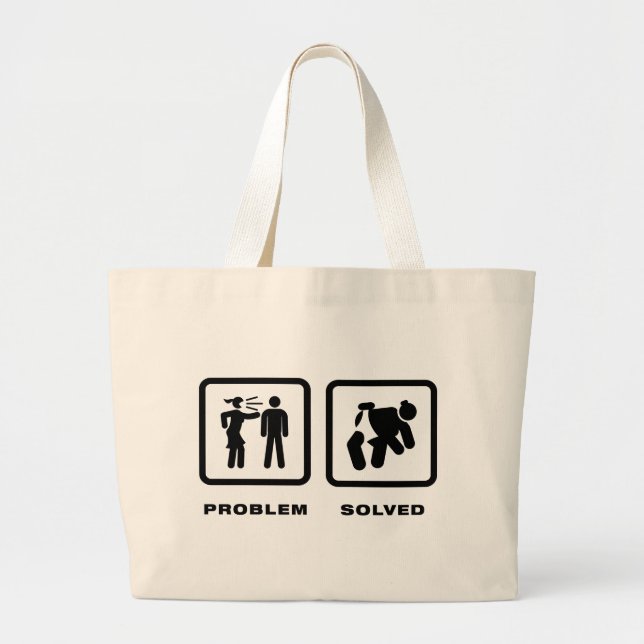Grand Tote Bag Lutte de sumo (Devant)
