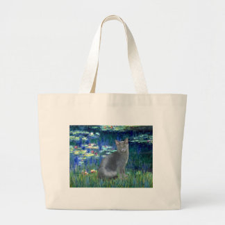 Grand Tote Bag Lys 5 - Russe Bleu chat 2