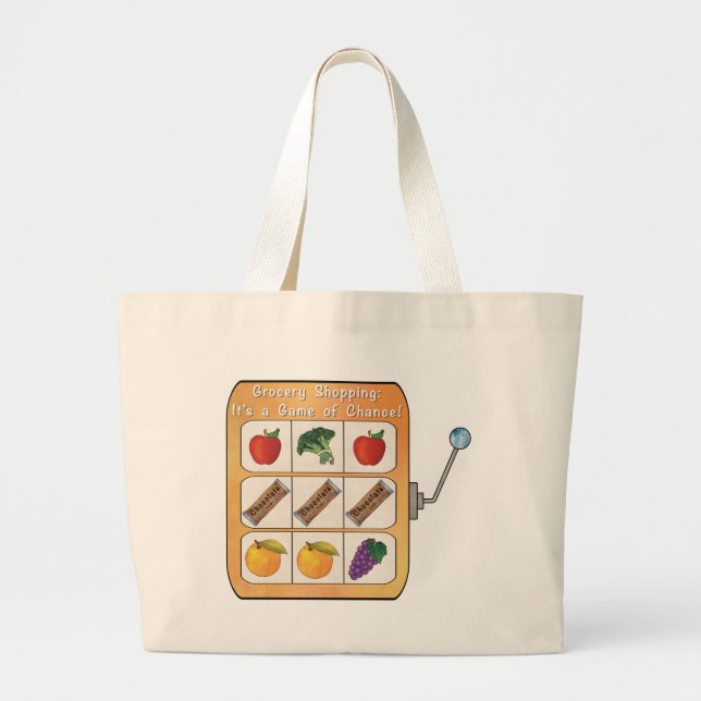 Grand Tote Bag Machine à sous de magasin d'alimentation (Devant)