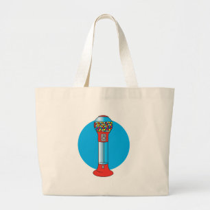 Grand Tote Bag machine de gumball rétro