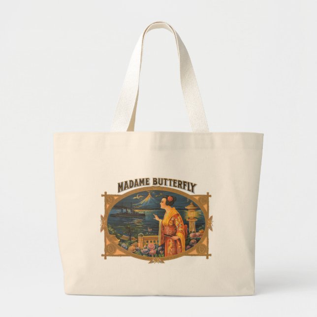 Grand Tote Bag Madame Butterfly (Devant)