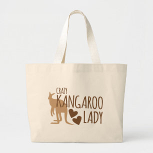 Grand Tote Bag Madame folle de kangourou