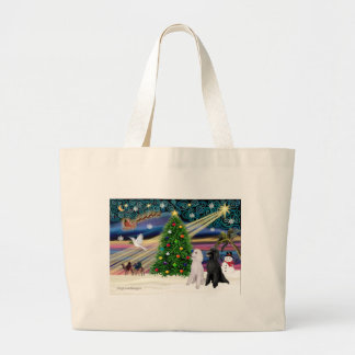 Grand Tote Bag MAGIE DE NOËL-Poodle ST-Pair2