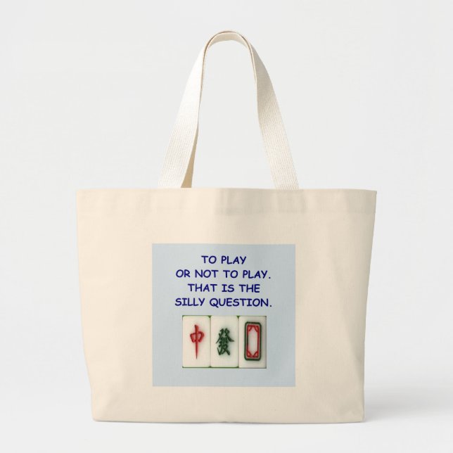 Grand Tote Bag mahjong (Devant)