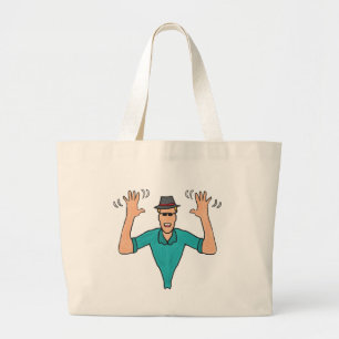 Grand Tote Bag Mains de jazz