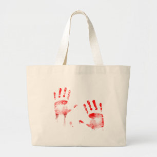 Grand Tote Bag Mains sanglantes