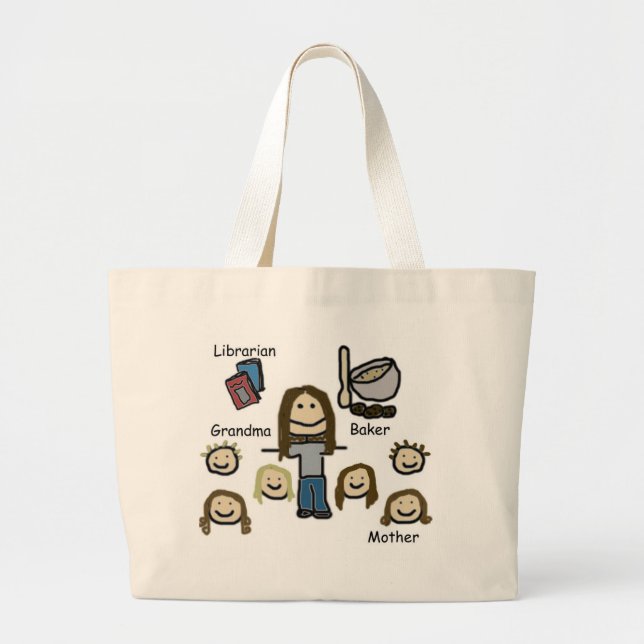 Grand Tote Bag Maman (Devant)