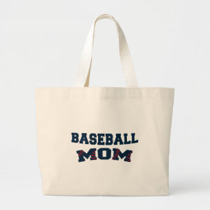 Grand Tote Bag Maman branchée de baseball