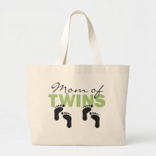 Grand Tote Bag Maman des jumeaux