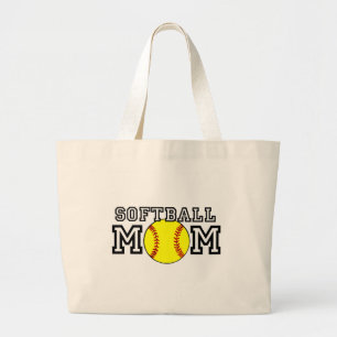 Grand Tote Bag Maman du base-ball