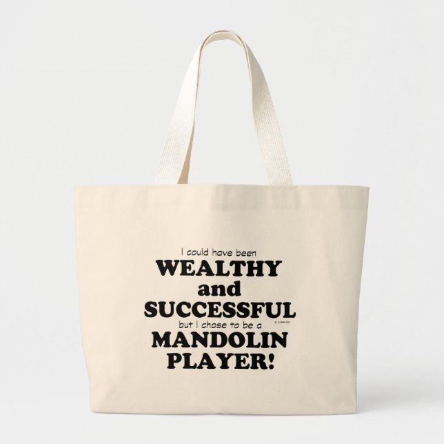 Grand Tote Bag Mandolin riche et réussi (Devant)