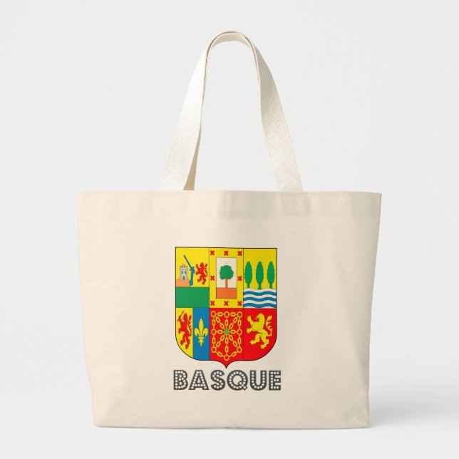Grand Tote Bag Manteau des bras Basque (Devant)